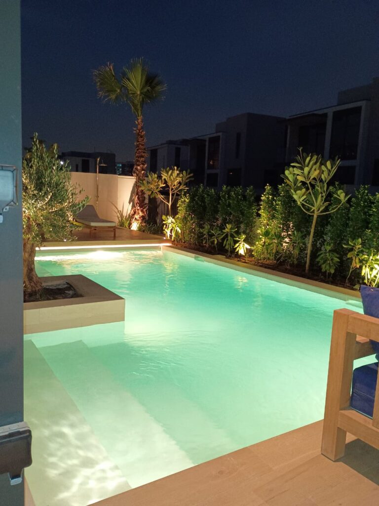 pool construction in Dubai by lushly Pools